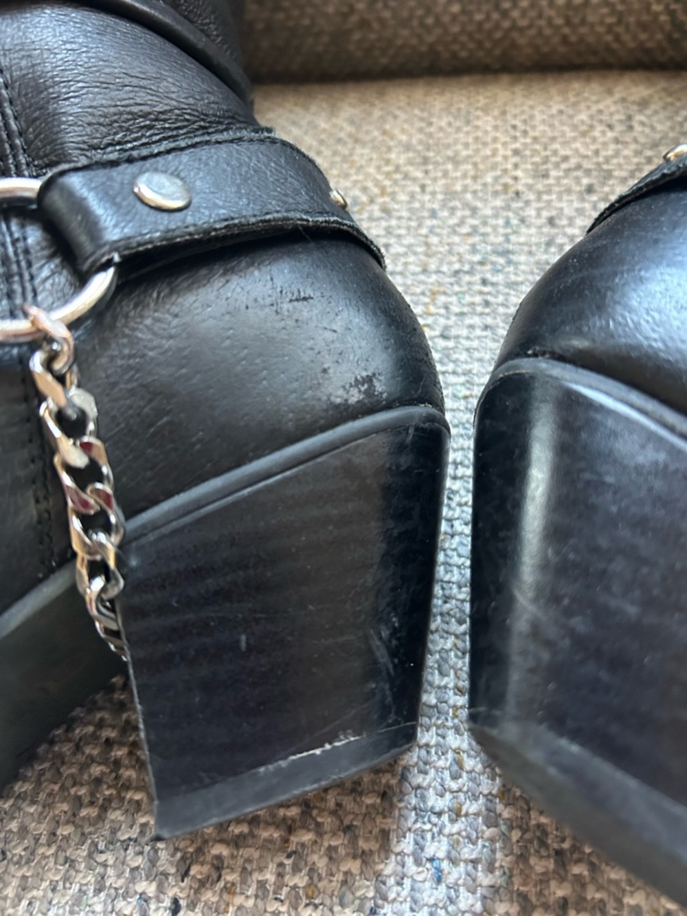 Dingo Olivia black leather western boot. Black 9W - Picture 4 of 4